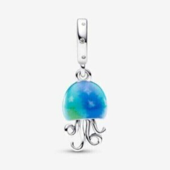 Pandora Color-changing Jellyfish Dangle Charm - Picture 3 of 5